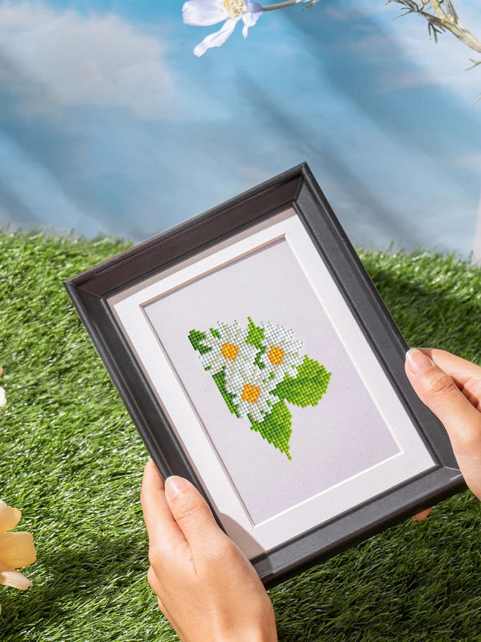 Bloemen Mini Diamond Painting - Natuurlijk Mooi (12 Stuks) - Diamond Painting Pro