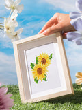 Bloemen Mini Diamond Painting - Natuurlijk Mooi (12 Stuks) - Diamond Painting Pro