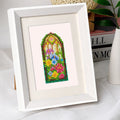 Bloemenraam Mini Diamond Painting set (12 stuks) - Diamond Painting Pro