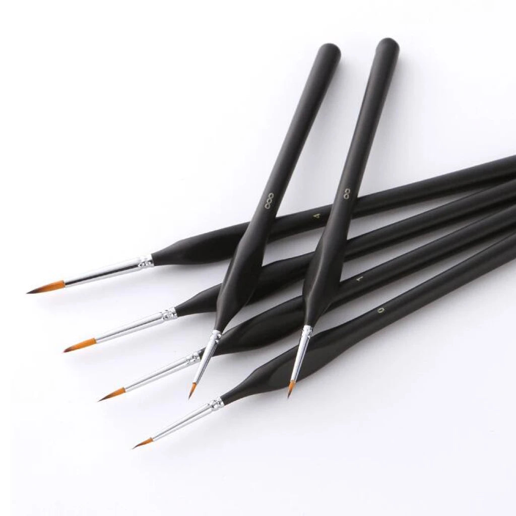 Set van 6 Detail Penselen - Diamond Painting Pro