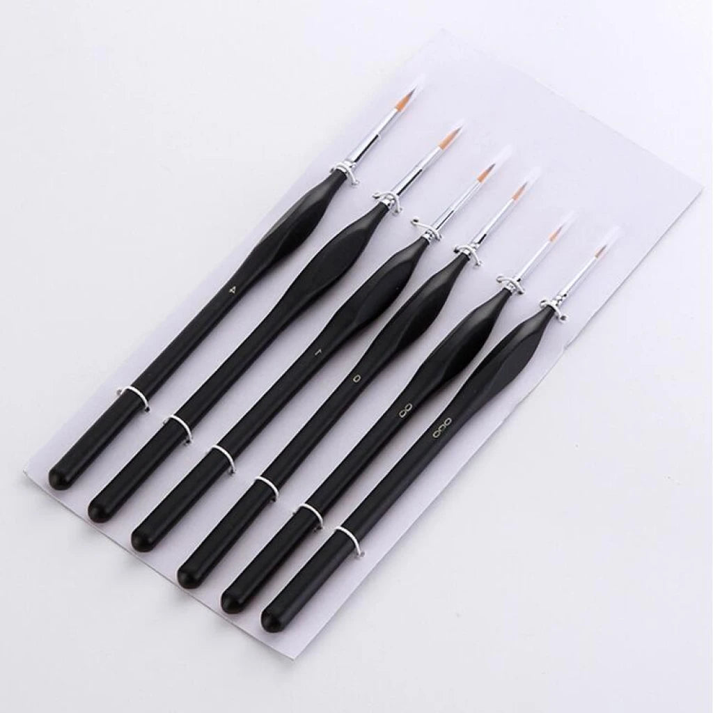 Set van 6 Detail Penselen - Diamond Painting Pro