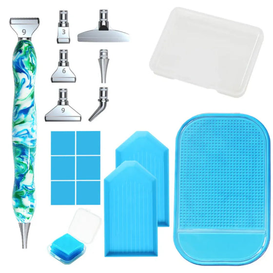 Diamond Painting Comfort Deluxe Set - Ergonomische Pen en Accessoires - Diamond Painting Pro