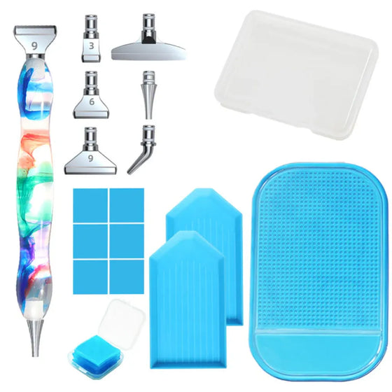 Diamond Painting Comfort Deluxe Set - Ergonomische Pen en Accessoires - Diamond Painting Pro