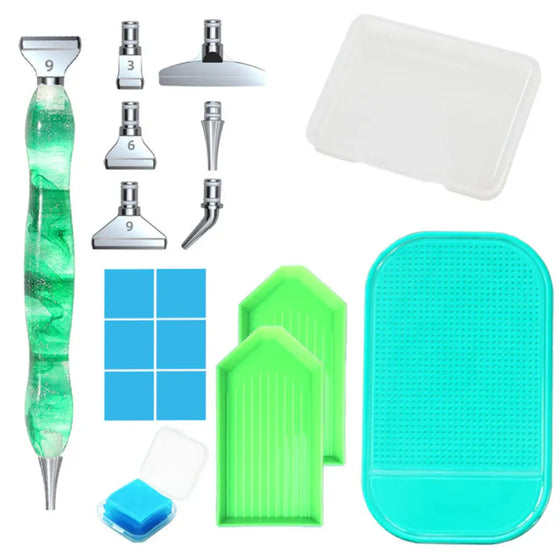 Diamond Painting Comfort Deluxe Set - Ergonomische Pen en Accessoires - Diamond Painting Pro