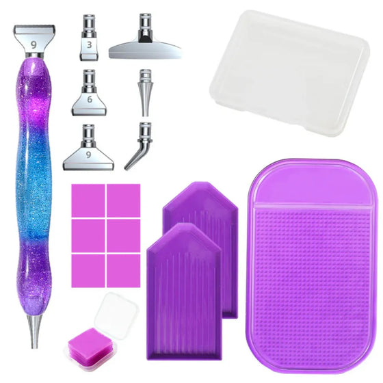 Diamond Painting Comfort Deluxe Set - Ergonomische Pen en Accessoires - Diamond Painting Pro
