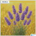 Diamond painting lavendel 30x30cm vierkante steentjes - hema