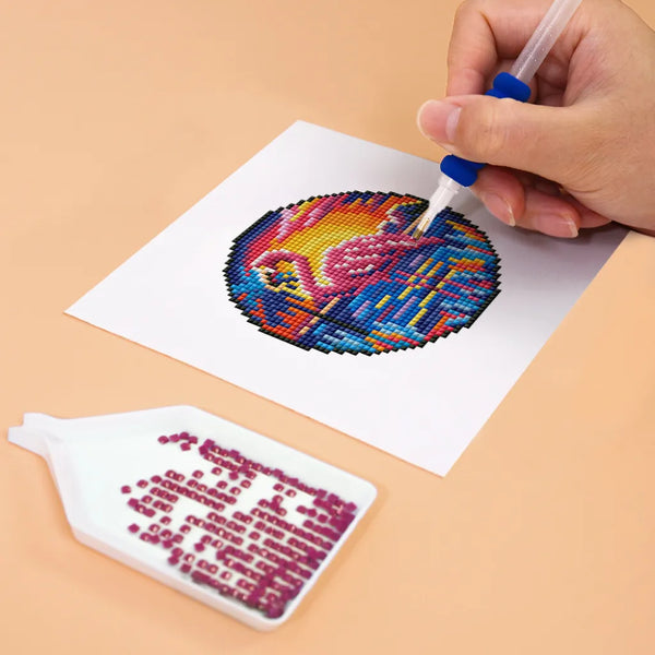Dieren Mix Mini Diamond Painting set (4 stuks) - Diamond Painting Pro
