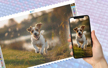 Eigen foto als diamond painting