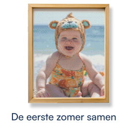 diamond painting eigen foto baby