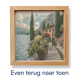 eigen foto diamond painting vakantie foto
