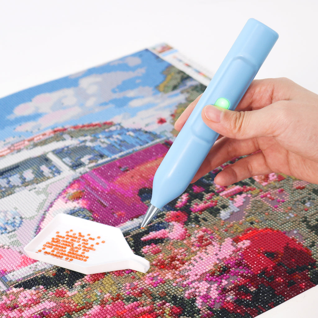 eigen foto diamond painting elektrische pen