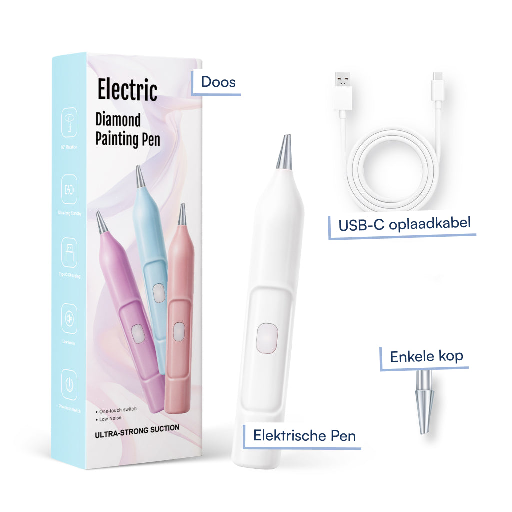 Elektrische diamond painting pen draadloos