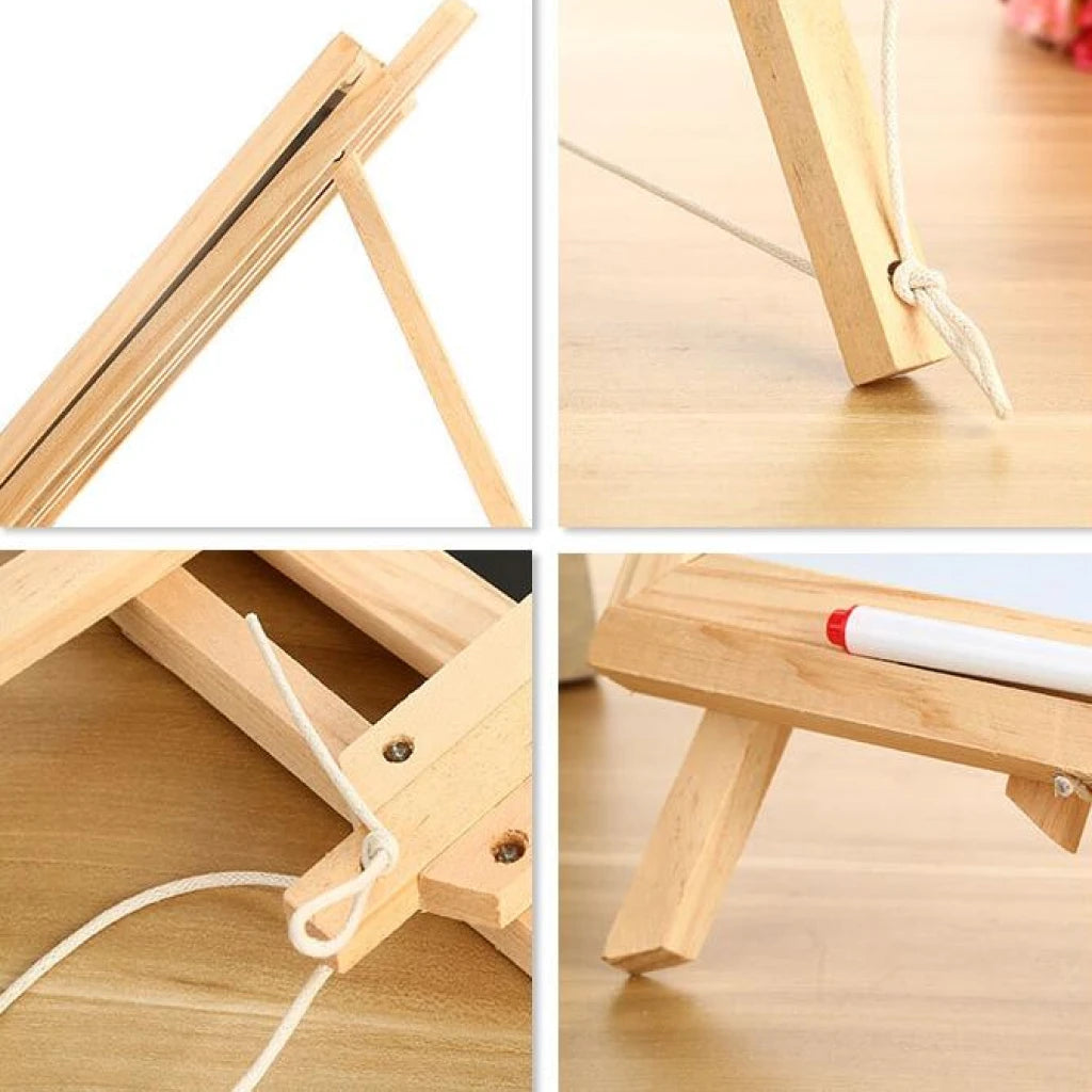 Verstelbare Houten Schildersezel - Diamond Painting Pro