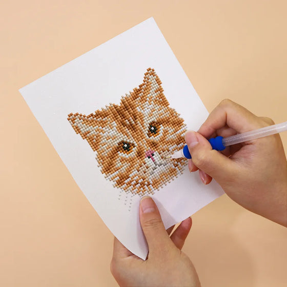 Katten Mini Diamond Painting set (4 stuks) - Diamond Painting Pro