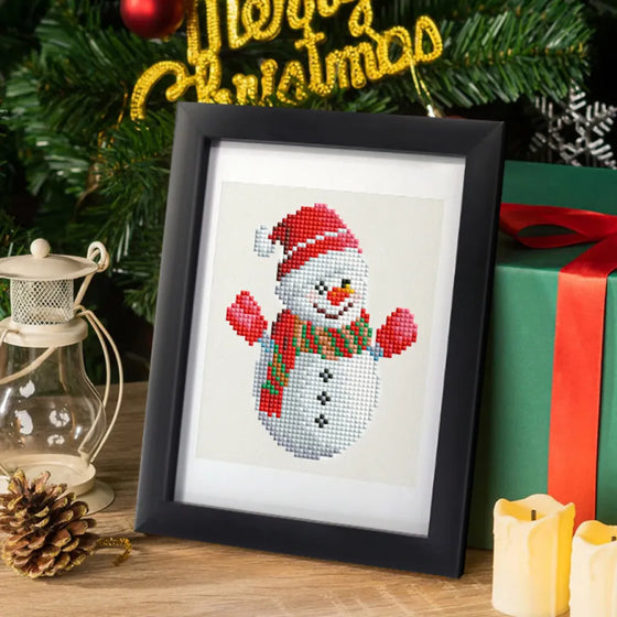 Kerst Mini Diamond Painting versie 1 - 12 Stuks - Diamond Painting Pro