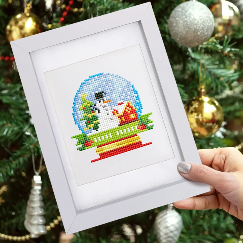 Kerst Mini Diamond Painting versie 2 - 12 Stuks - Diamond Painting Pro