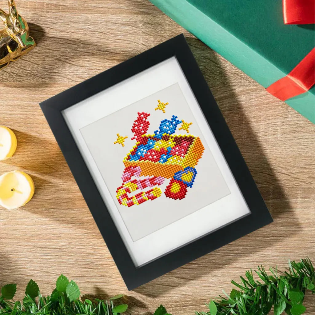 Kerst Mini Diamond Painting versie 3 - 12 Stuks - Diamond Painting Pro