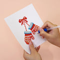 Kerstdecoraties Mini Diamond Painting set (6 stuks) - Diamond Painting Pro