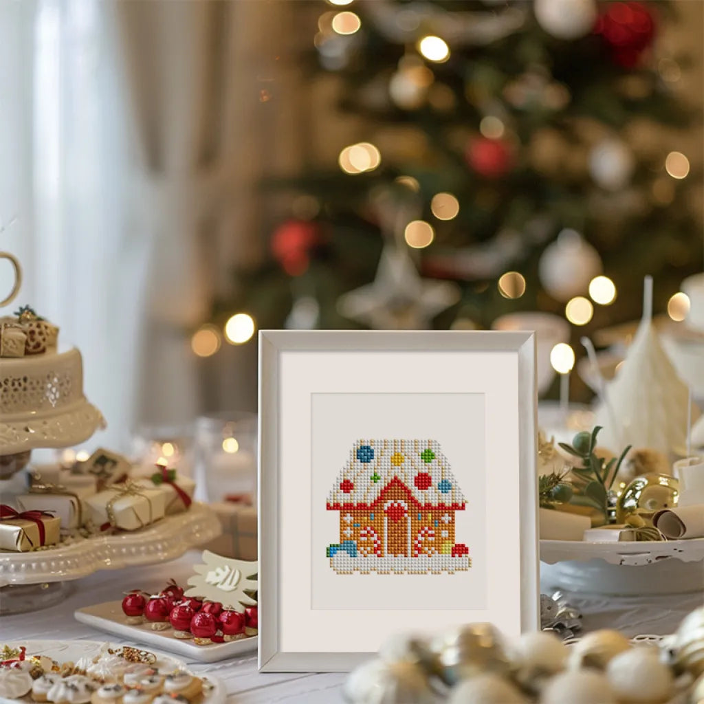 Kerstdecoraties Mini Diamond Painting set (6 stuks) - Diamond Painting Pro