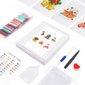 Kerstdecoraties Mini Diamond Painting set (6 stuks) - Diamond Painting Pro