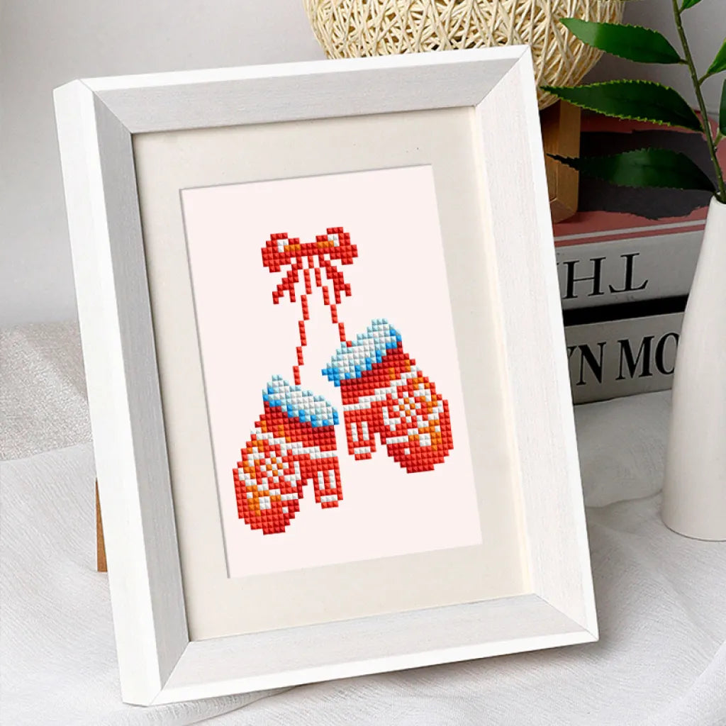 Kerstdecoraties Mini Diamond Painting set (6 stuks) - Diamond Painting Pro