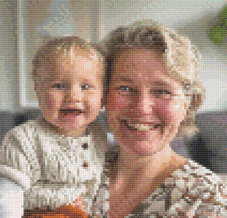 diamond painting voorbeeld achteraf