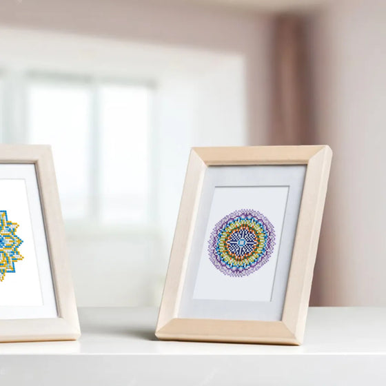 Mandala Mini Diamond Painting set (12 stuks) - Diamond Painting Pro