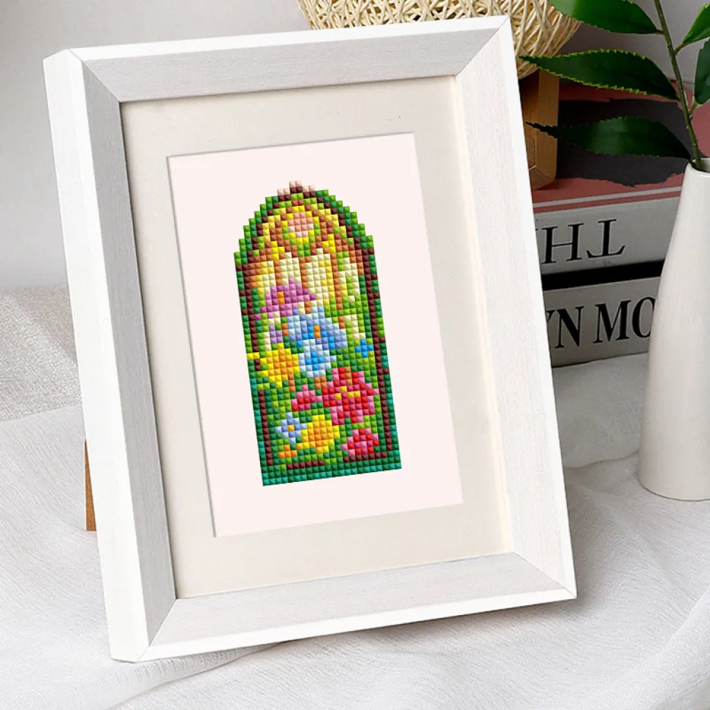 Mix Bloemen en Planten Mini Diamond Painting set (6 stuks) - Diamond Painting Pro