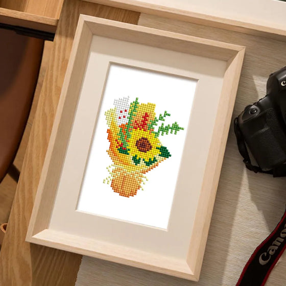 Mix Bloemen en Planten Mini Diamond Painting set (6 stuks) - Diamond Painting Pro