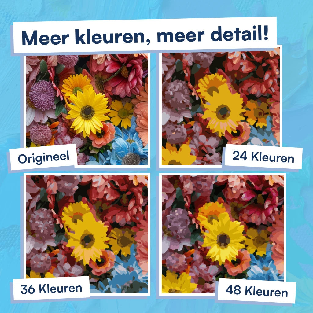 Hoeveel kleuren moet ik kiezen?