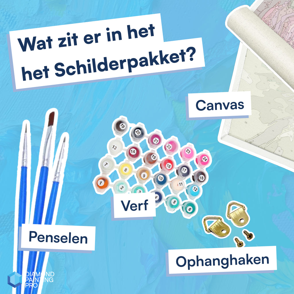 Wat zit er in het schilderpakket?