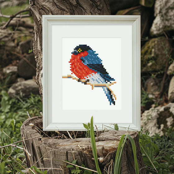 Vogels Mini Diamond Painting set (12 stuks) - Diamond Painting Pro