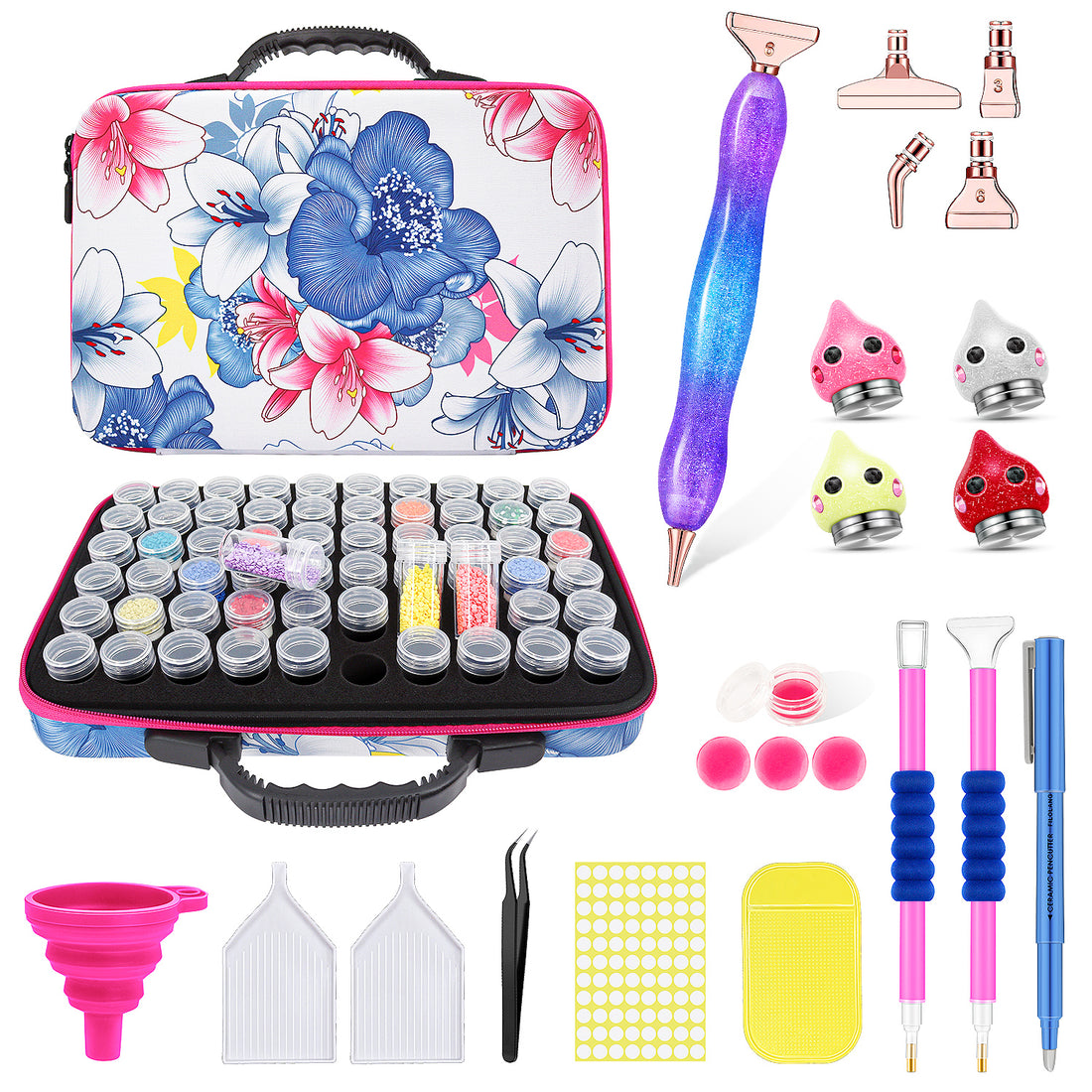 Basic Opbergkoffer met Accessoires - Diamond Painting Pro