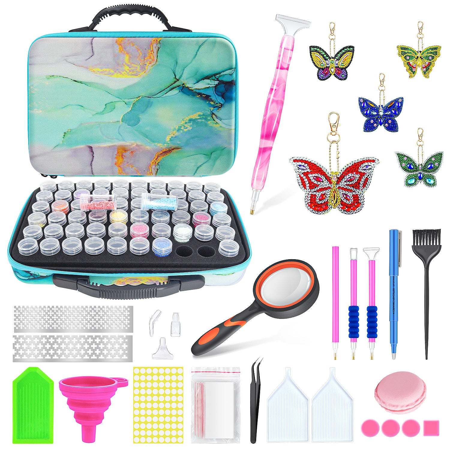 Luxe Opberg Koffer met Accessoires - Diamond Painting Pro