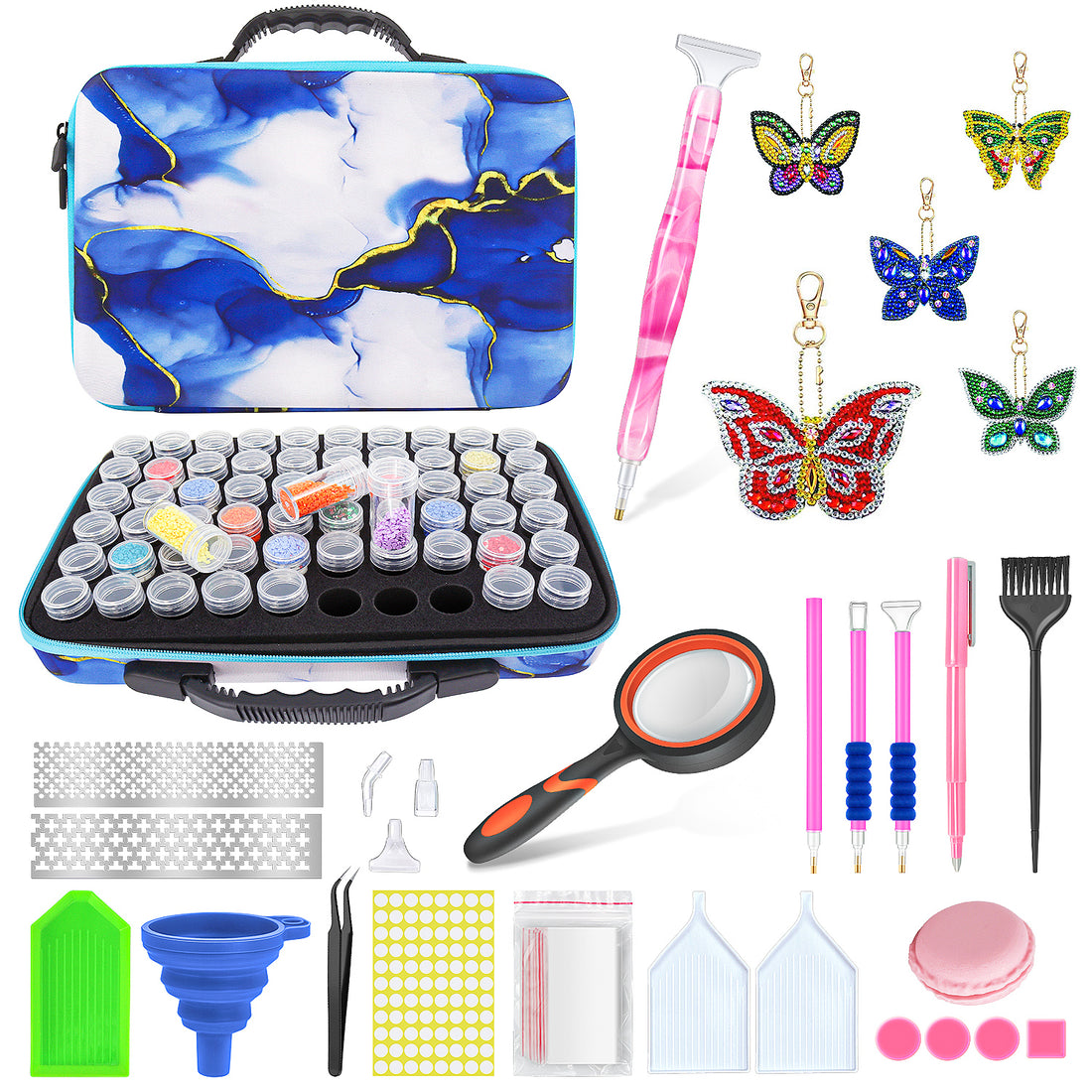 Luxe Opberg Koffer met Accessoires - Diamond Painting Pro