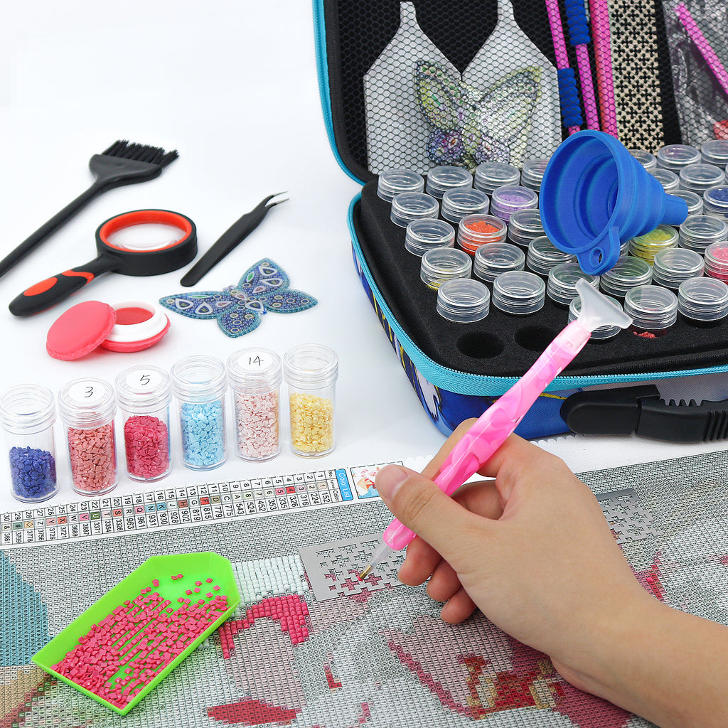Luxe Opberg Koffer met Accessoires - Diamond Painting Pro