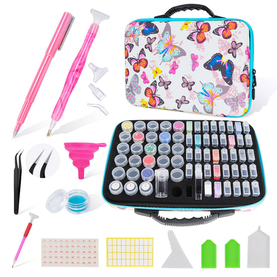 Mega Opberg Koffer met Accessoires - Diamond Painting Pro
