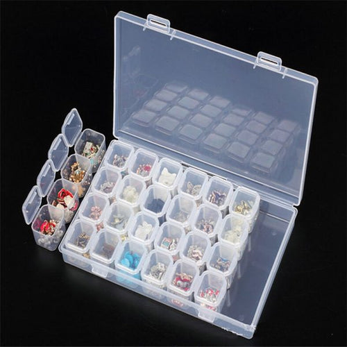 28 Vakken Opbergbox – Verschillende kleuren - Diamond Painting Pro