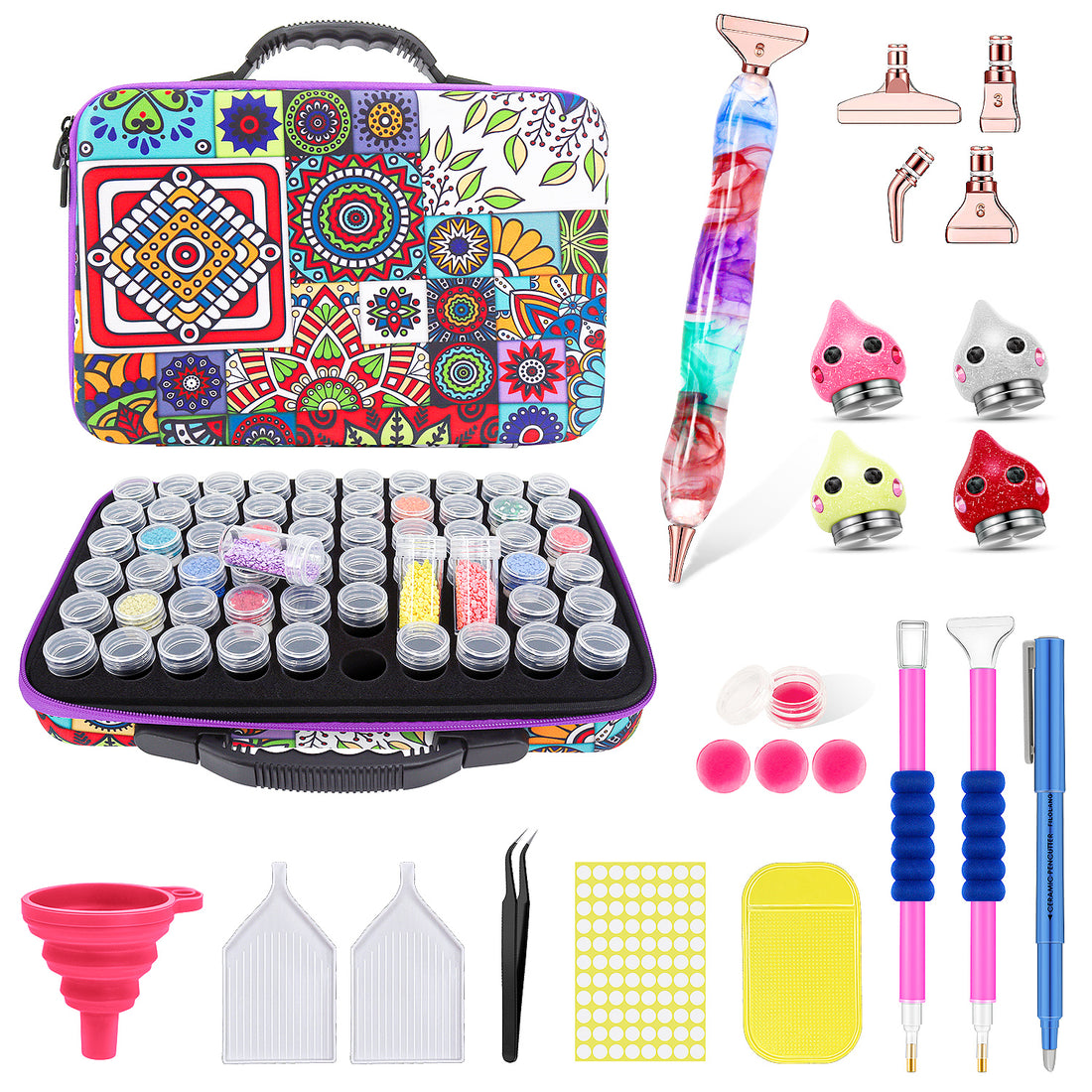 Basic Opbergkoffer met Accessoires - Diamond Painting Pro