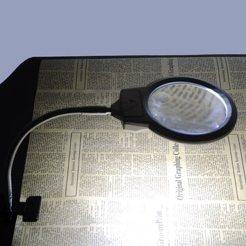 Led lamp met vergrootglas