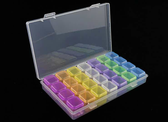 28 Vakken Opbergbox – Verschillende kleuren - Diamond Painting Pro